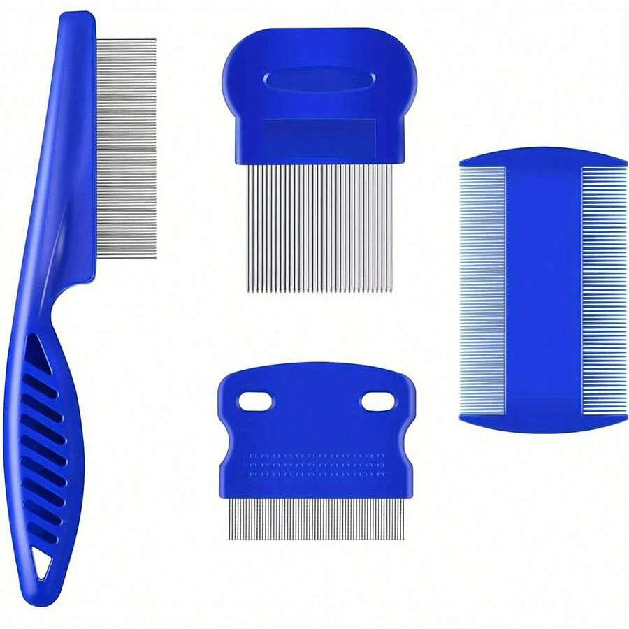 Plastic Premium Pet Grooming Combs For Cats And Dogs Set