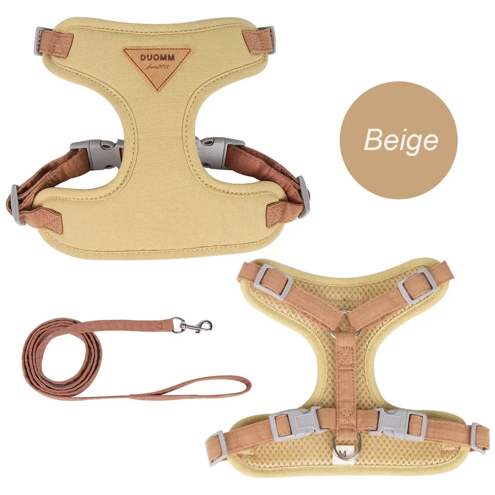 XLeiPet Cozy Soft Cat Harness And Leash Set