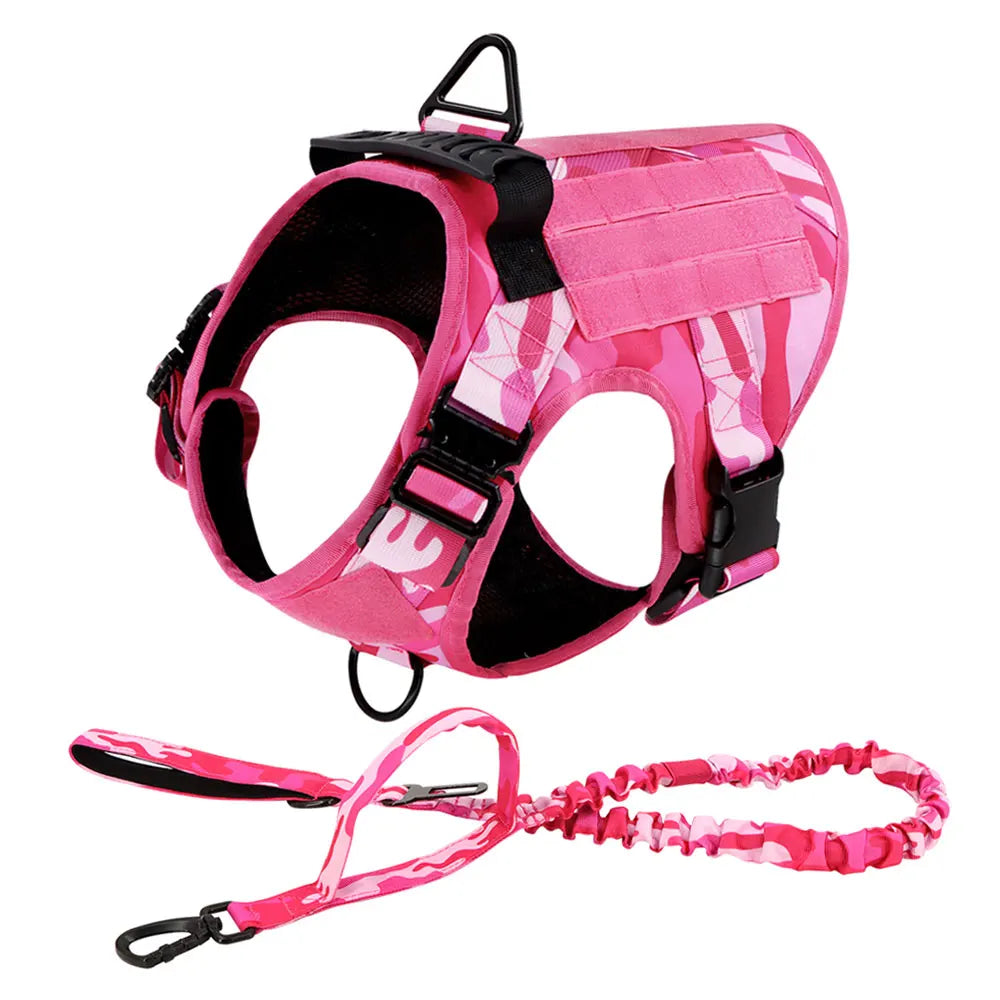 PETRAVEL Military Camouflage Dog Harness For Training Vest