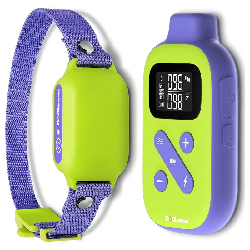 Dog Training Collar With Remote 3 Channel IP67 Waterproof 3300Ft