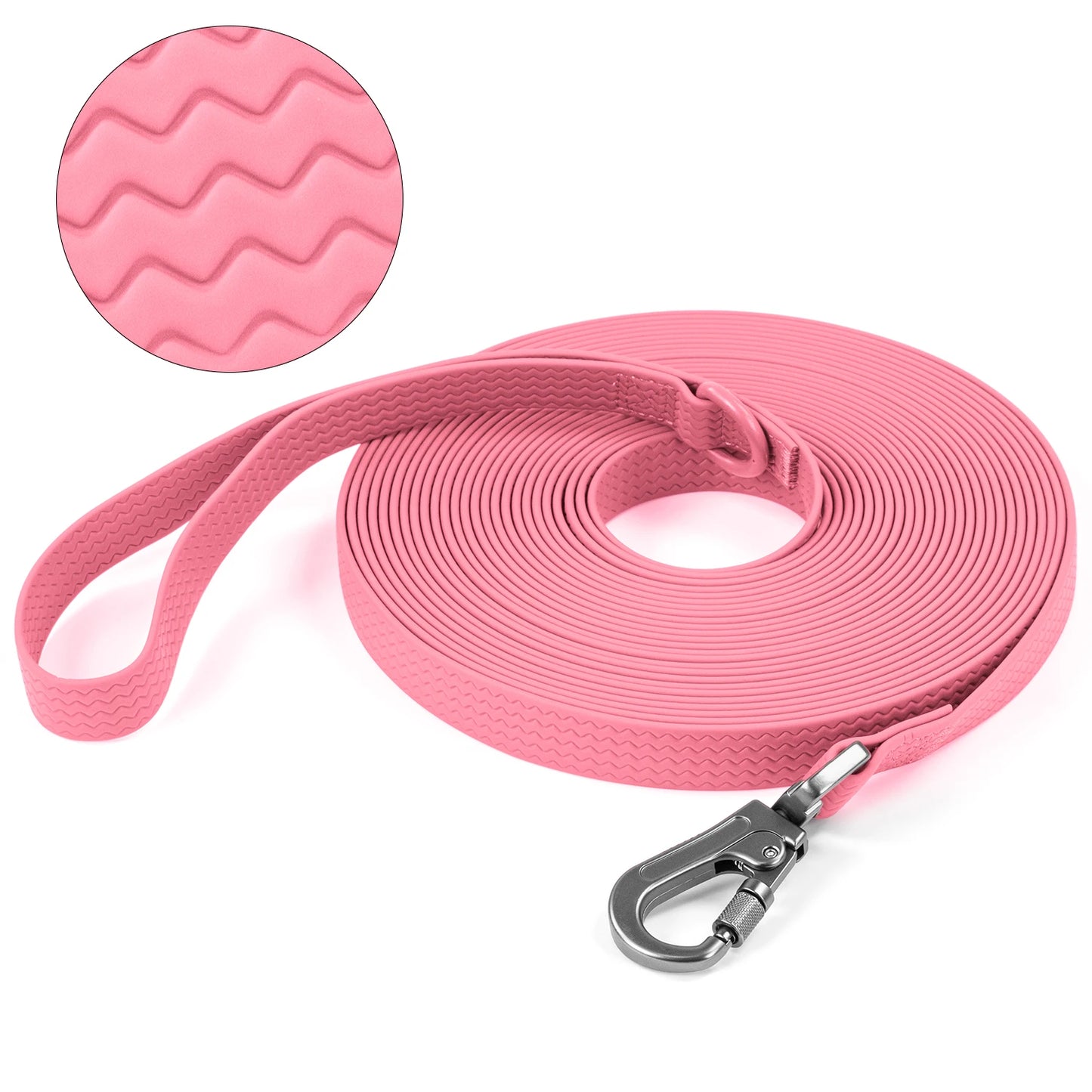 Henshine Dog Gear PVC Leash Non Slip Waterproof Training Leash