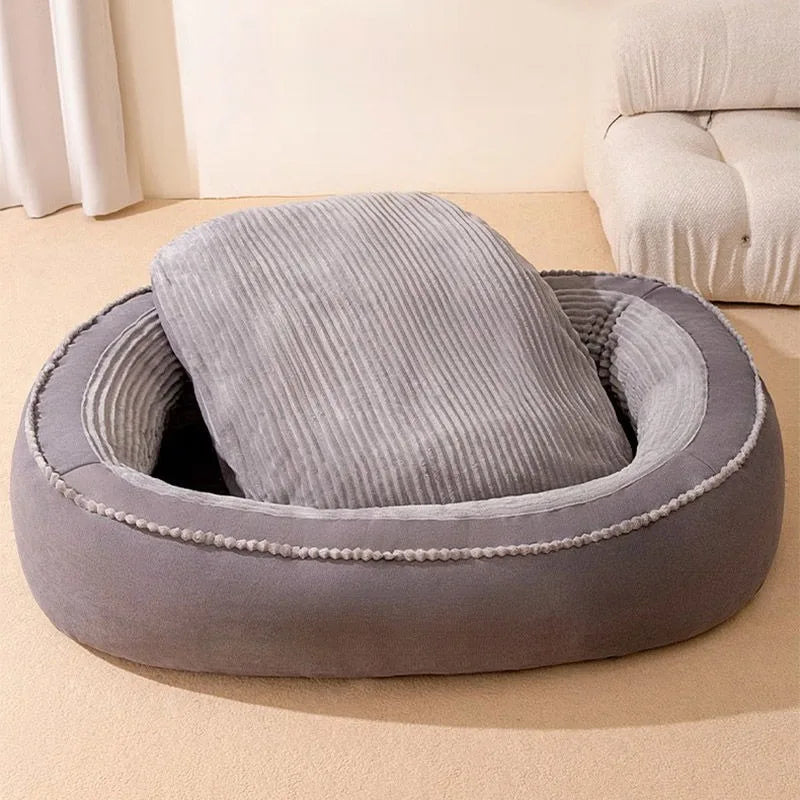NONECN Pet Bed Donut Cushion For Dogs And Cats Washable