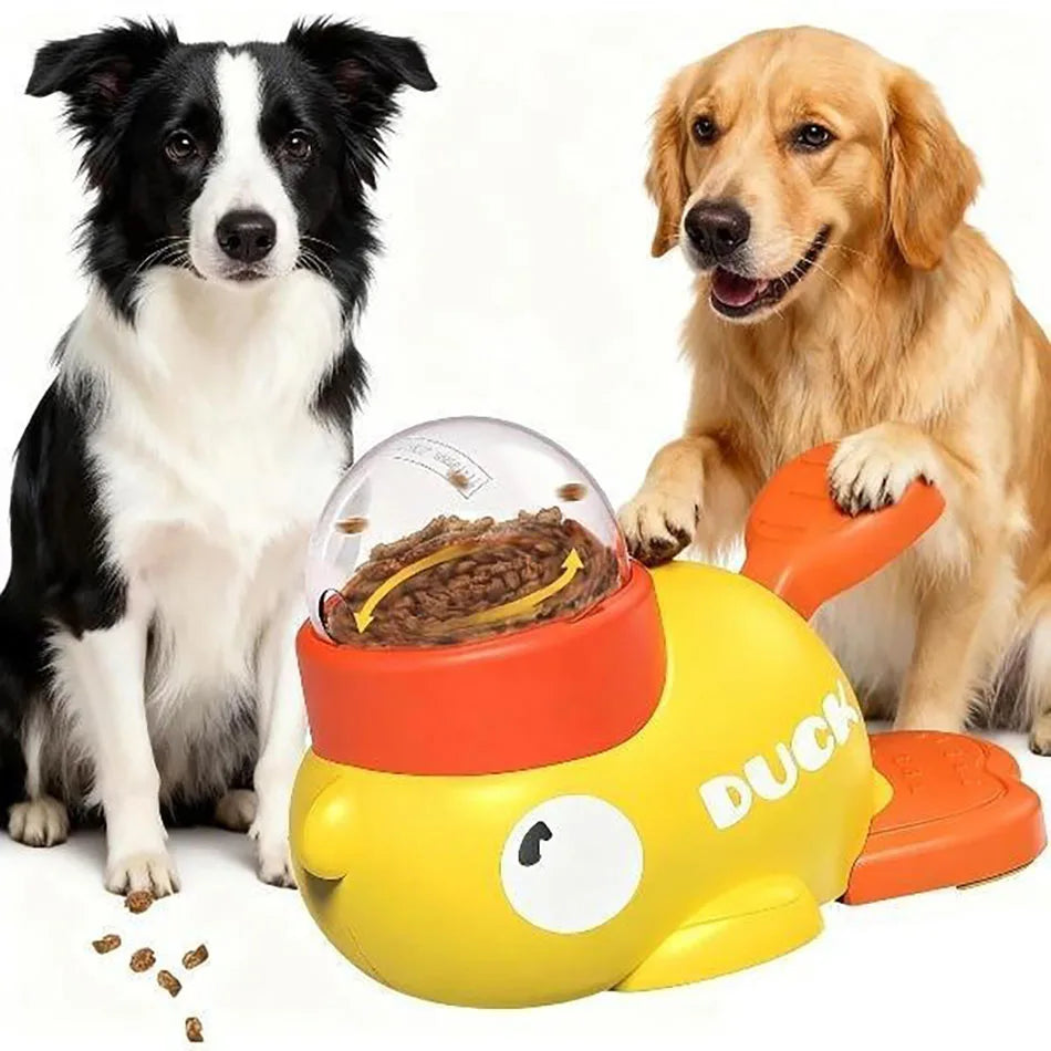 High-concerned Chemical Dog Interactive Treat Dispenser Toy