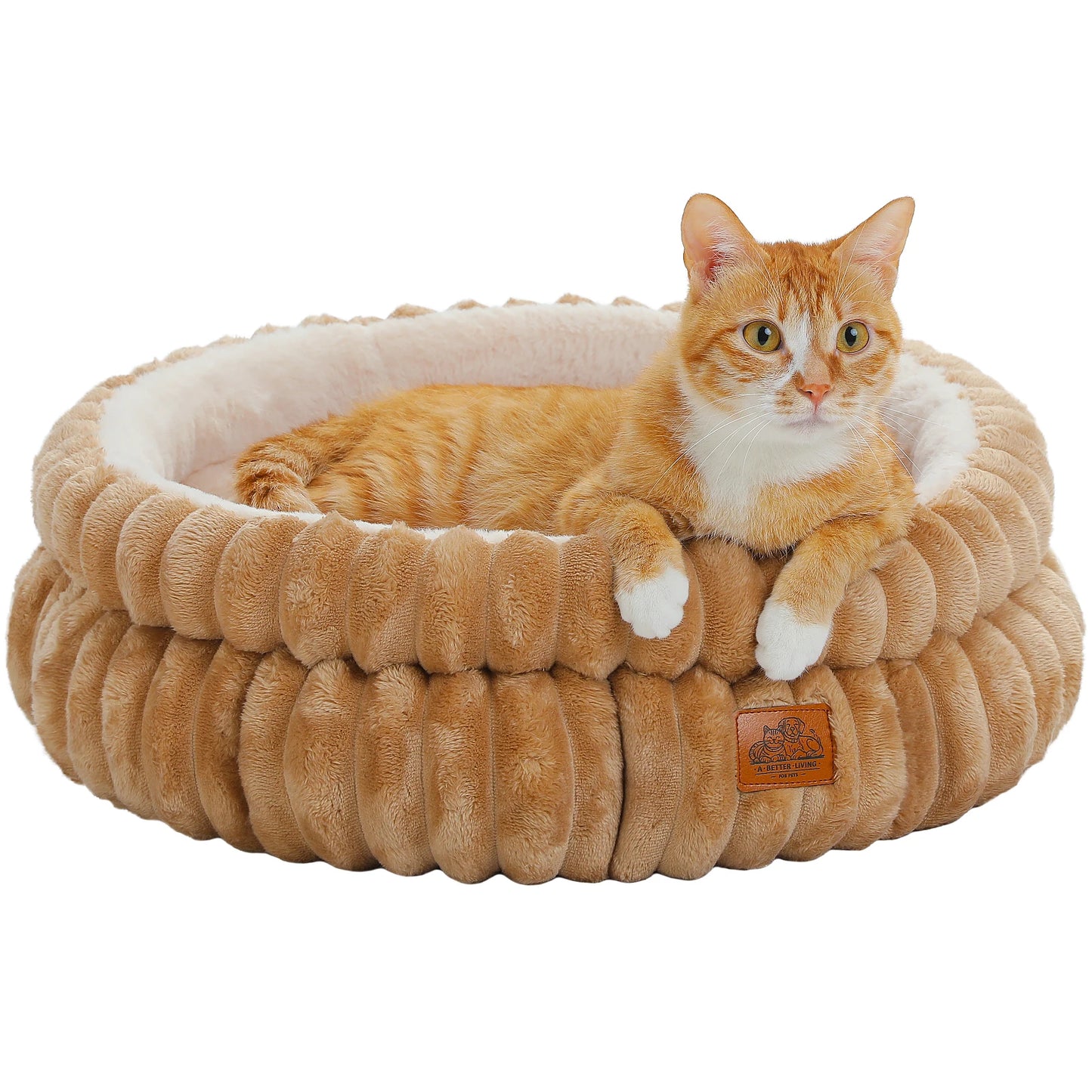 PAWZ Road Round Washable Dog Bed Anti-Slip