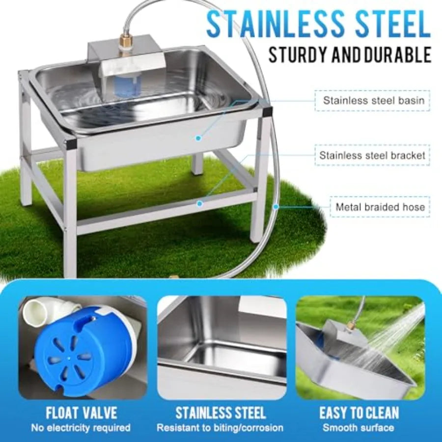 Yao Hui Huang Automatic Dog Water Dispenser Outdoor Elevated Stand