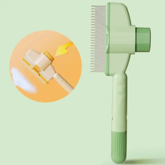 Self Cleaning Dog Comb Pet Hair Remover Massage Brush Grooming