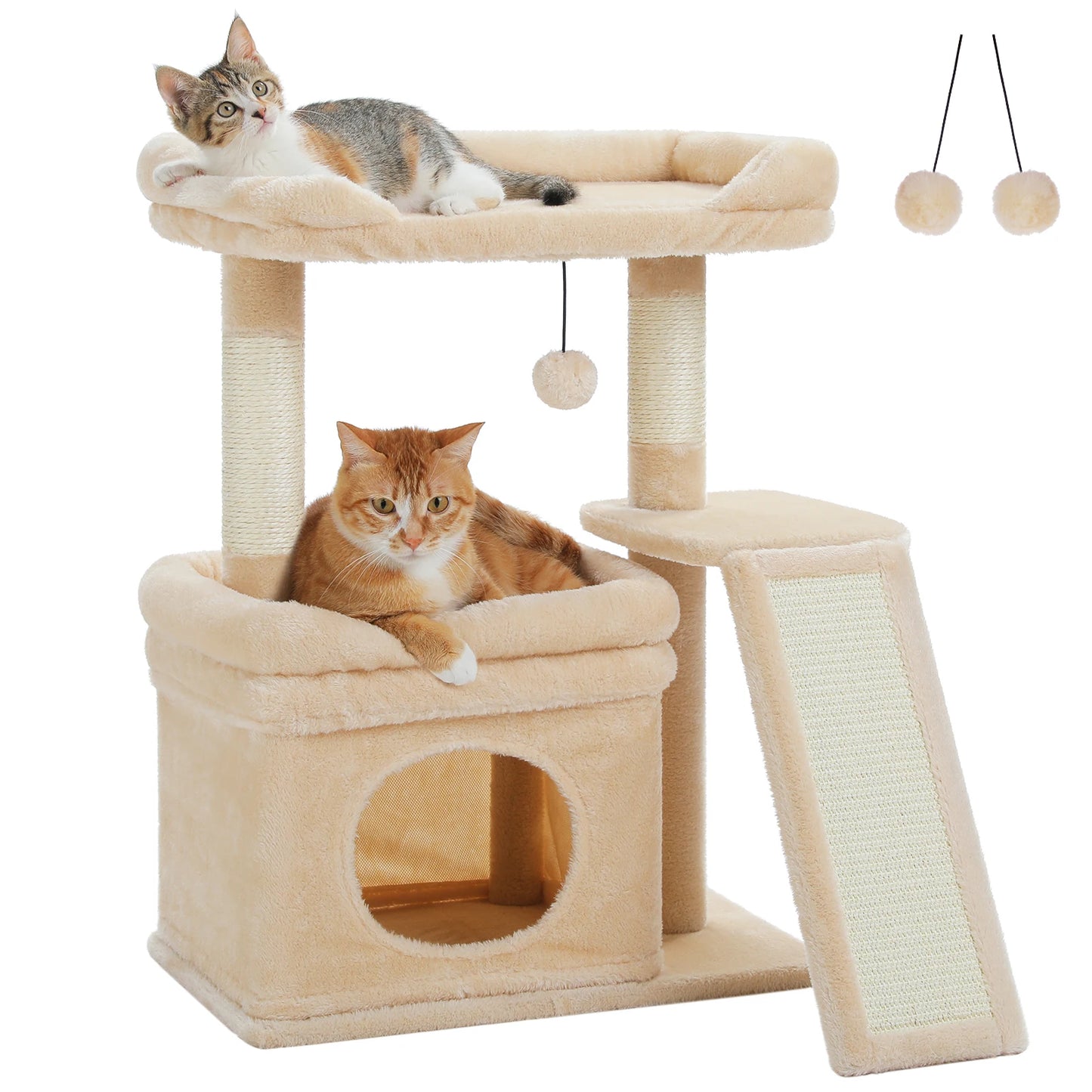 PAWZ Road Cat Tree Indoor Tower With Scratching Post