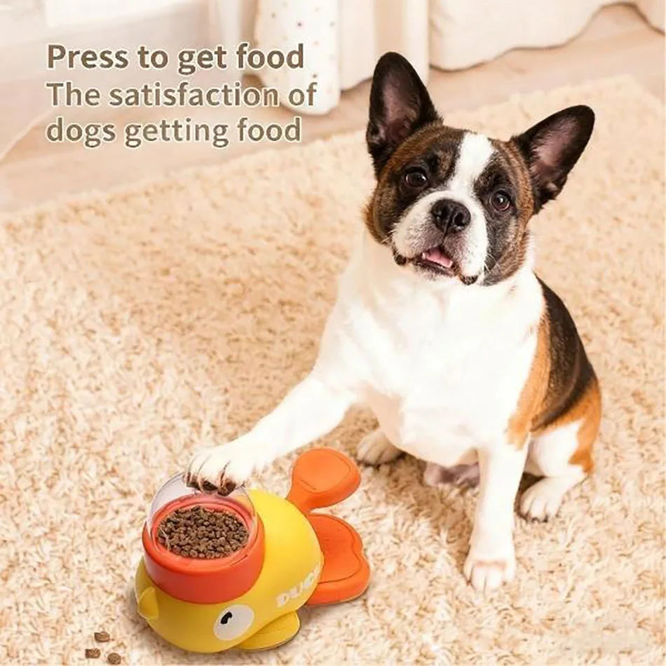 High-concerned Chemical Dog Interactive Treat Dispenser Toy