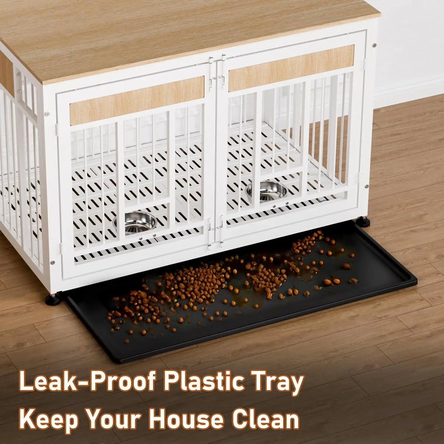 OLYMSOLD Heavy Duty Dog Crate Furniture End Table