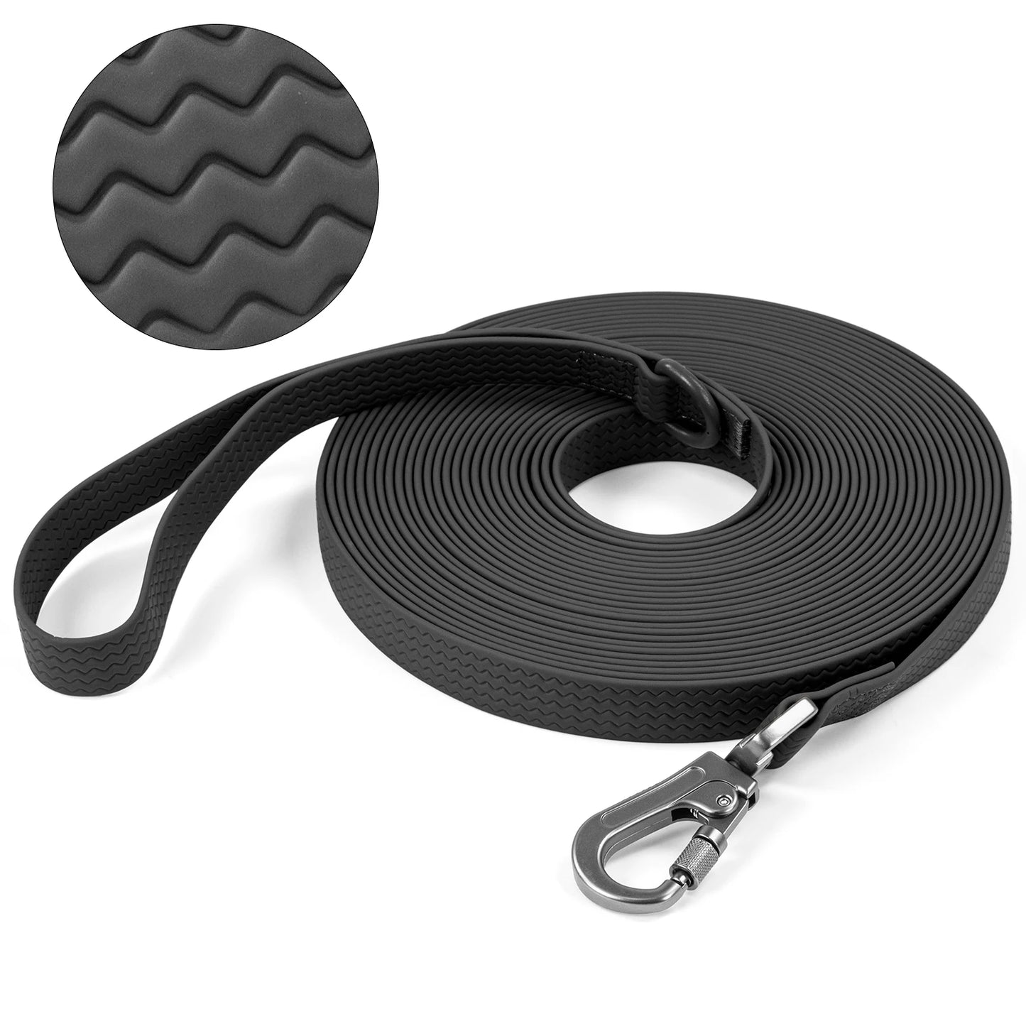 Henshine Dog Gear PVC Leash Non Slip Waterproof Training Leash