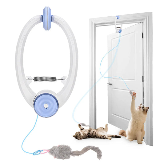 Cityflee USB Rechargeable Electric Door Hanging Cat Toy With Motion