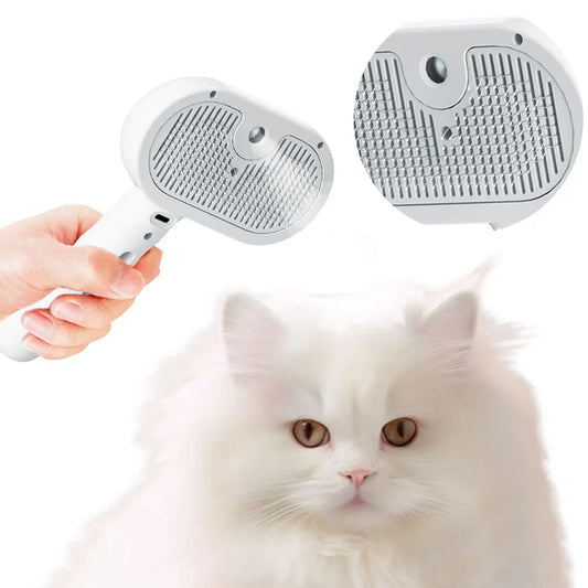 Shunmaii 3 In 1 Cat Steam Brush Grooming And Pet Hair Cleaning