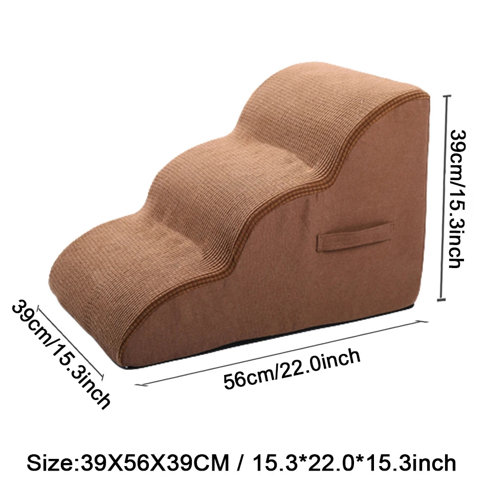 Three Step Dog Ramp For MediumSize Dogs And All Pets
