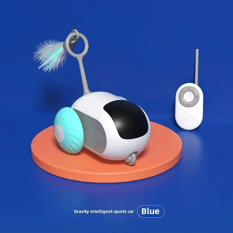 Automatic Rolling Remote Control Cat Toy for Interactive Kitten Play