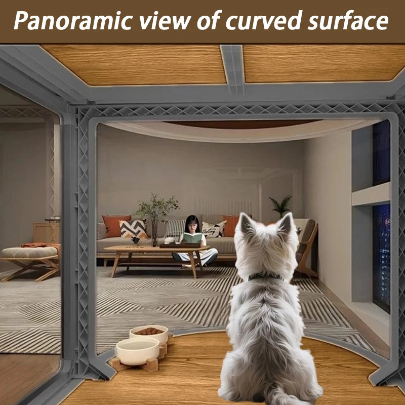 Indoor Small Dog Cage Kennel Resin Portable Puppy Villa Shelter