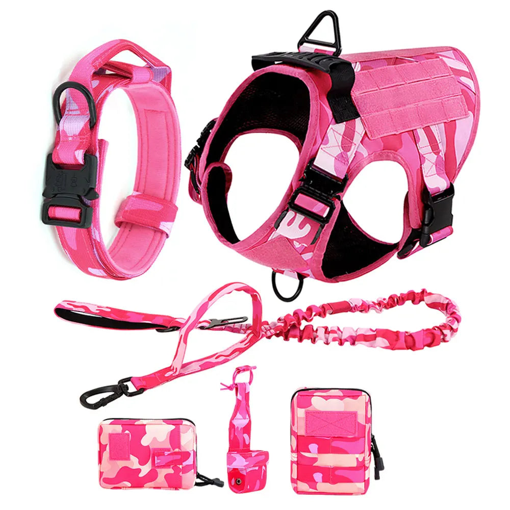 PETRAVEL Military Camouflage Dog Harness For Training Vest