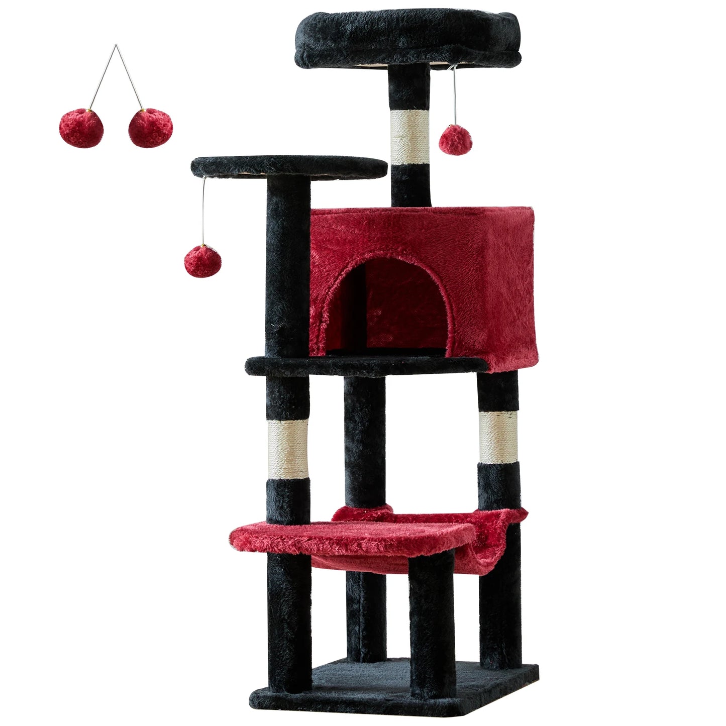 JHK Cat Tree Multi Cat Climbing Tower With Scratching Posts