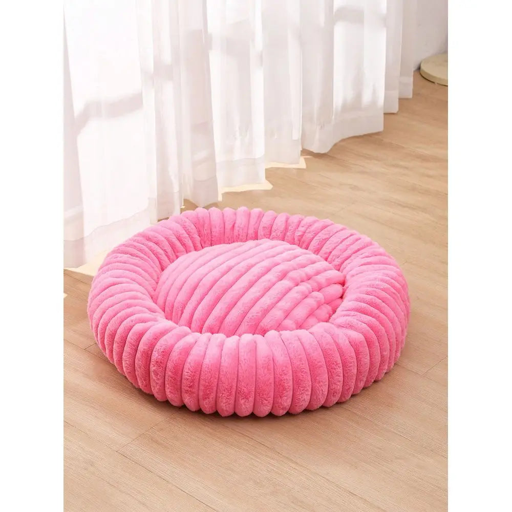 Four Season Orthopedic Donut Dog Bed For Comfort And Support