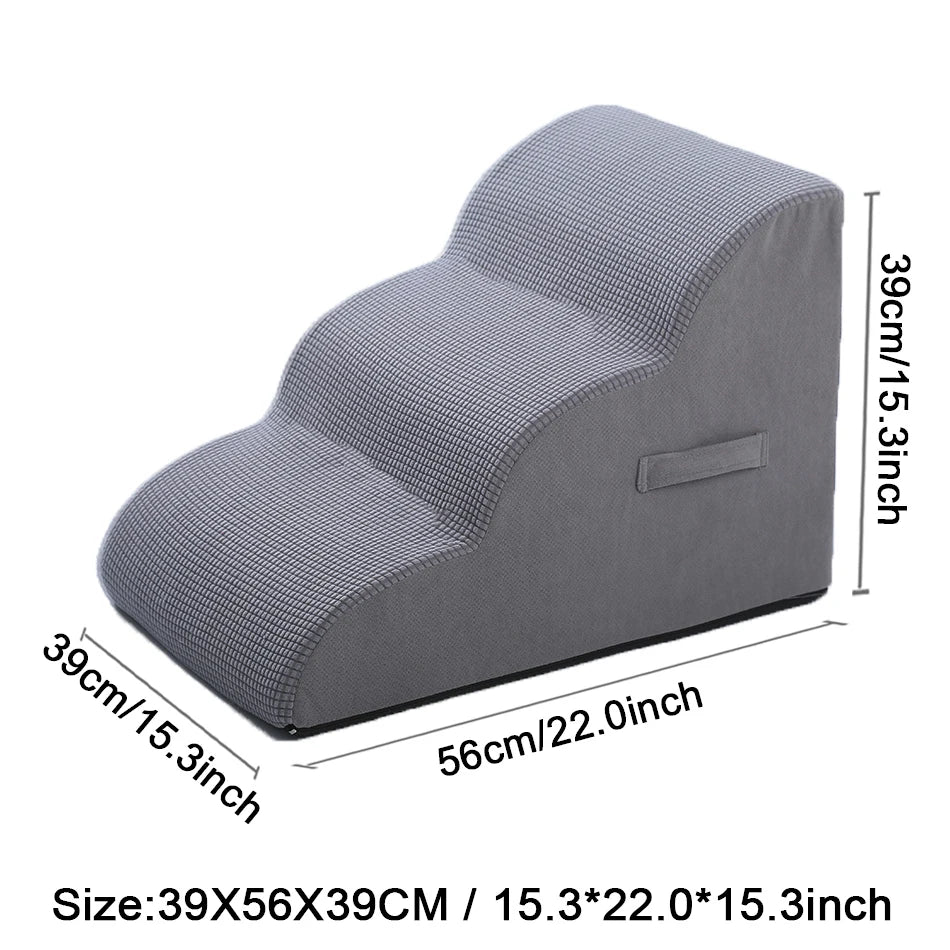 Three Step Dog Ramp For MediumSize Dogs And All Pets