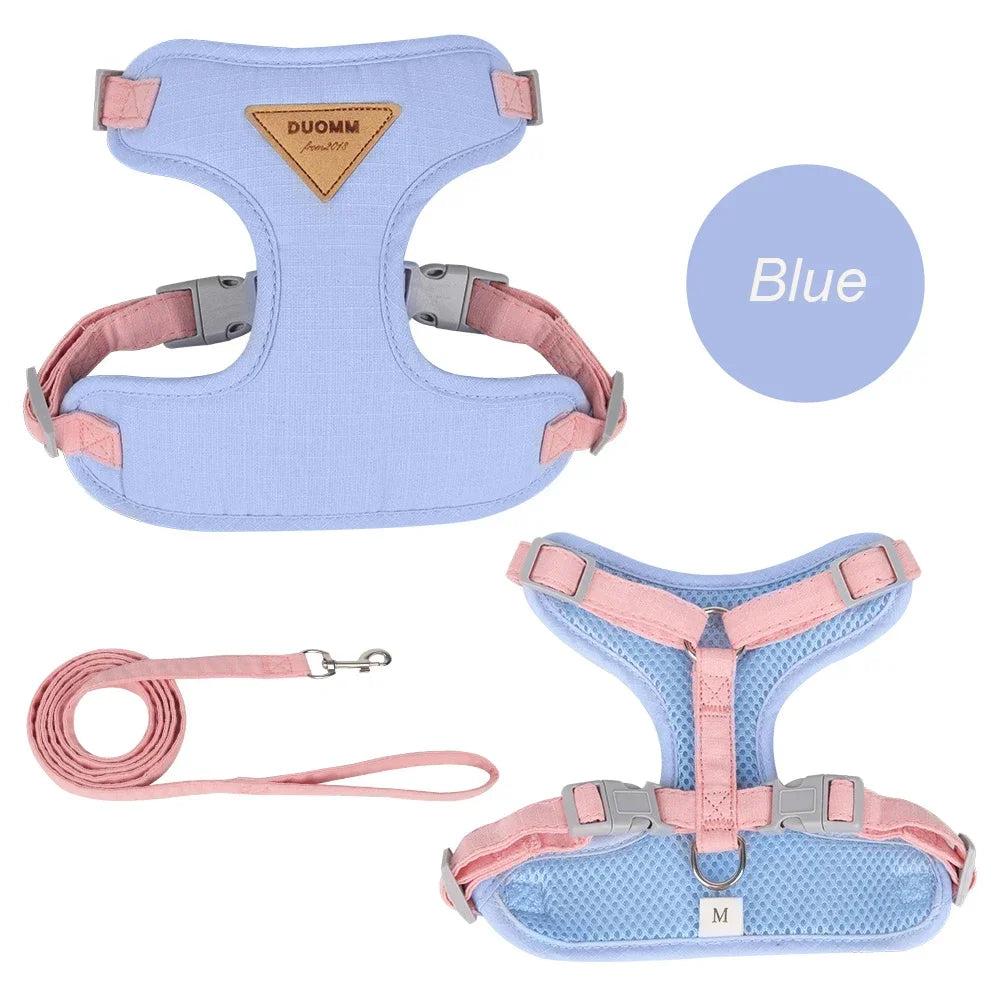 XLeiPet Cozy Soft Cat Harness And Leash Set