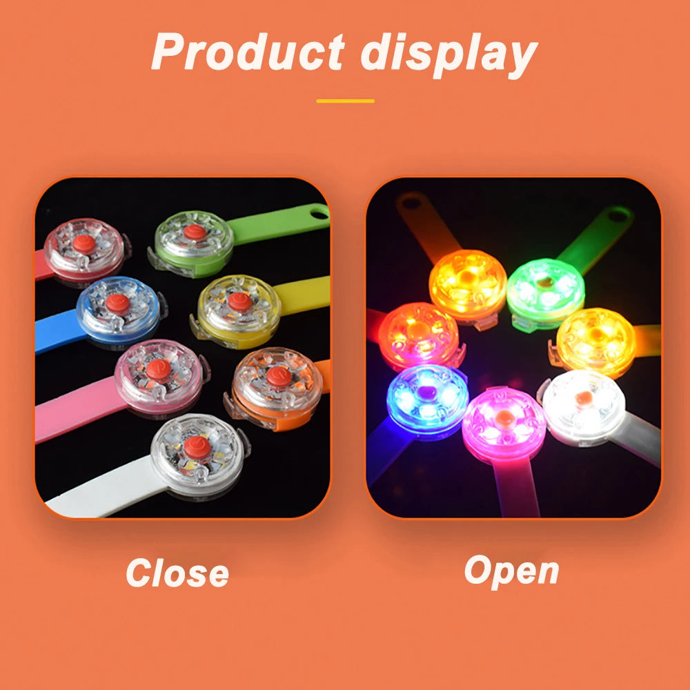 NONECN LED Pet Collar Pendant Night Safety Light For Dogs