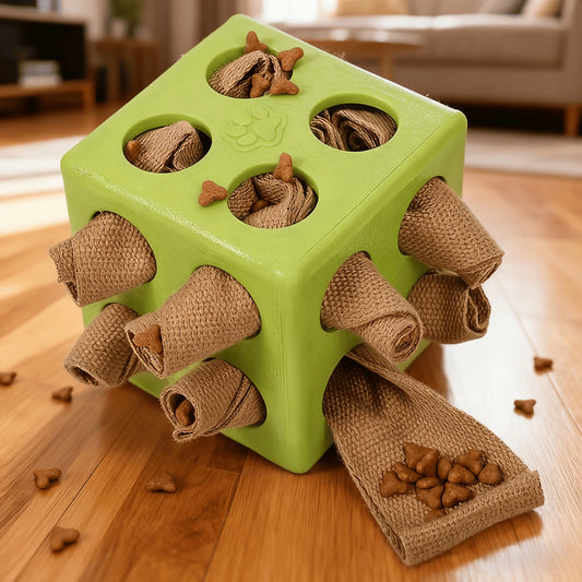 Interactive Dog Puzzle Toy - Slow Feeder Mat with Treat Dispenser | Suitable for All Sizes of Dogs, Reduces Boredom and Stimulat