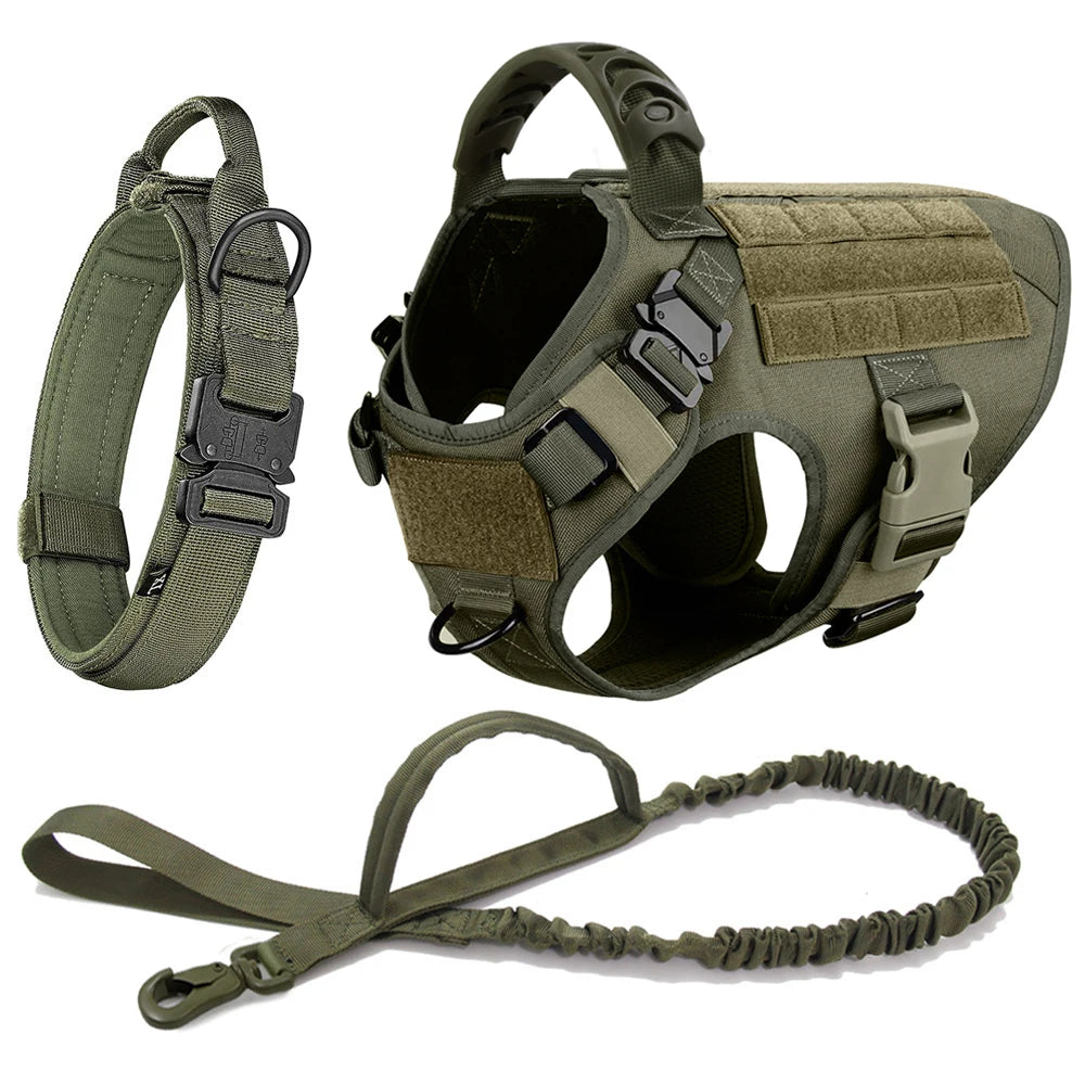 Nylon Dog Harness And Leash Set Vest Harness For Training