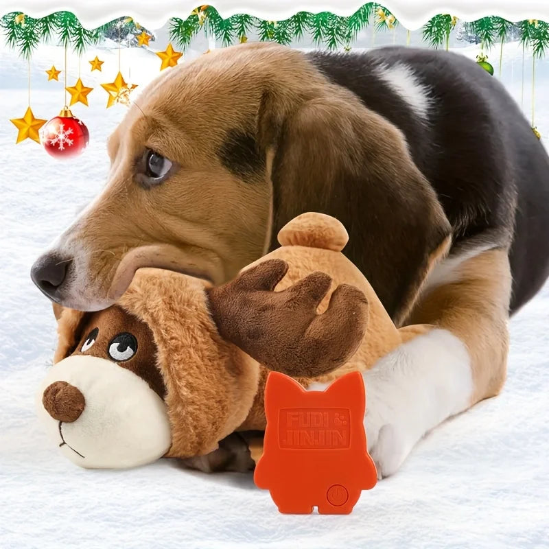 Elk Heartbeat Toys, Dog Toy, Pet Heartbeat Series Toys, Sleep Companion Pillow Toys, Behavior Training Comfort Toys, Puppy