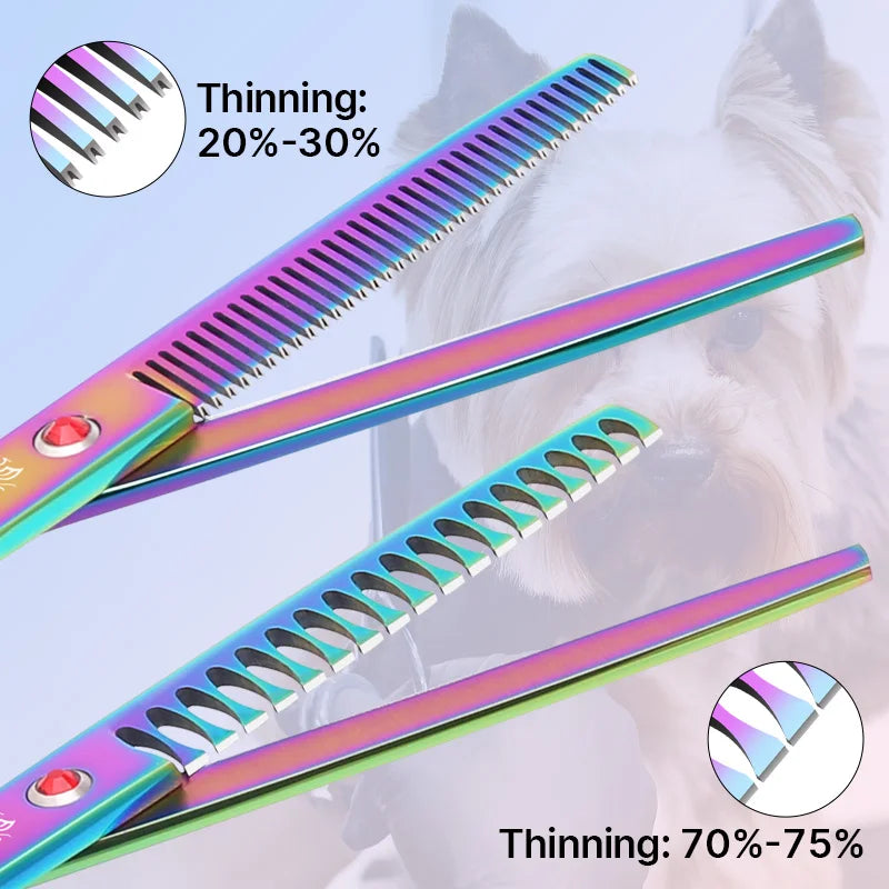 Fenice Dog Grooming Scissors Set Stainless Steel 9Cr