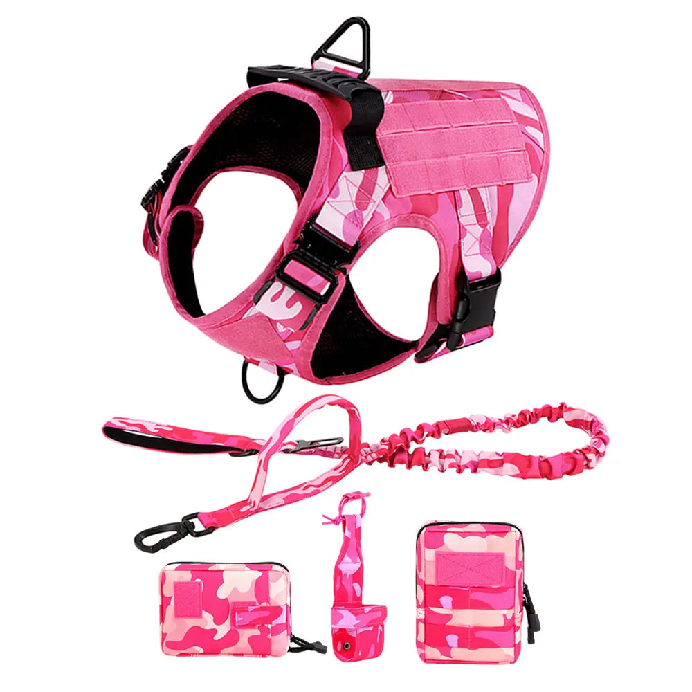 PETRAVEL Military Camouflage Dog Harness For Training Vest