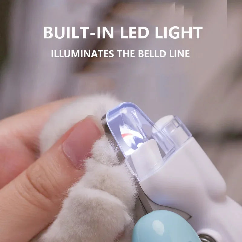 Pet Nail Clippers With Led Light For Dogs And Cats
