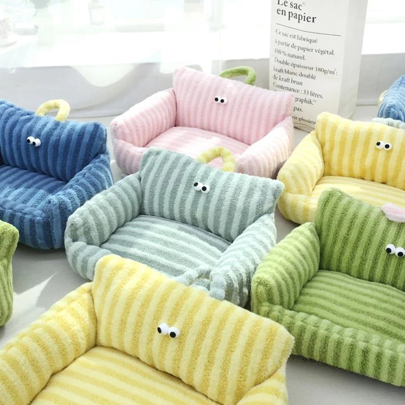 Winter Warm Pet Sofa Kennel Bed For Small Dogs Cats
