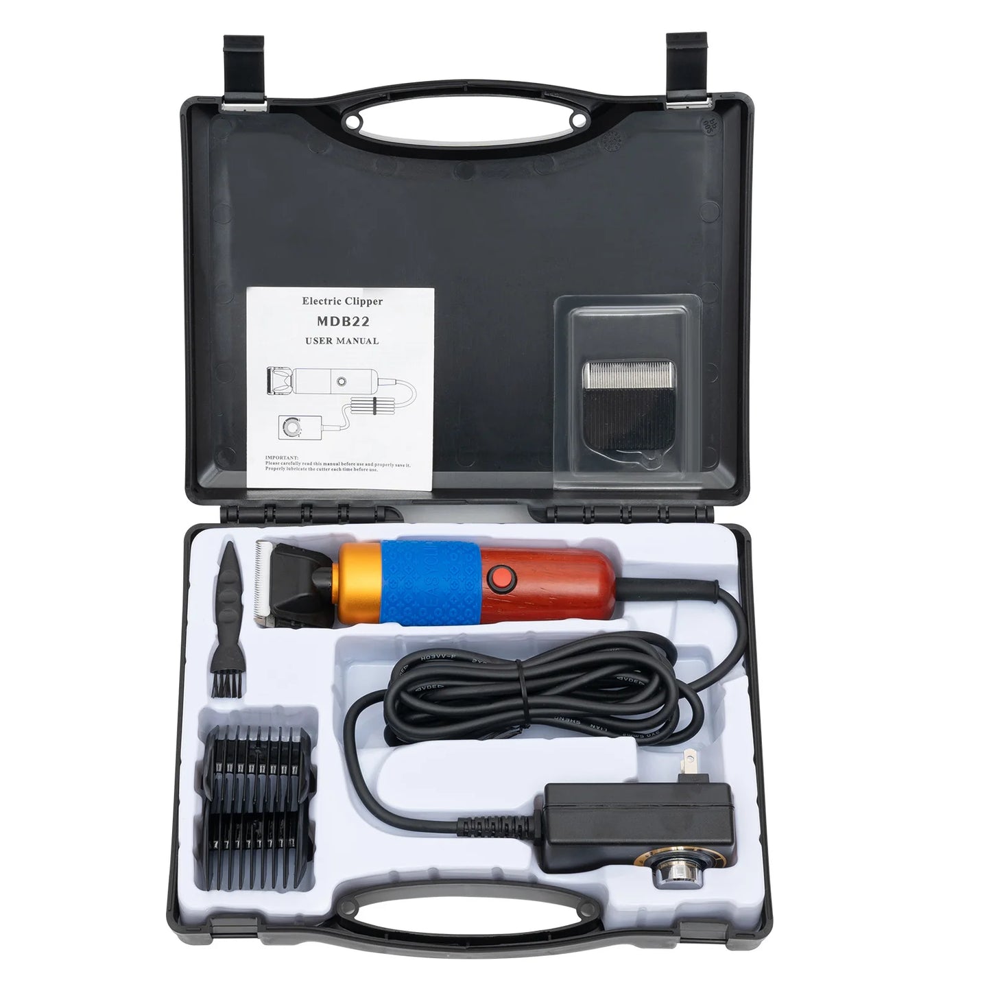 Pet Electric Push Shear 110V 220V 36W With Mahogany Handle