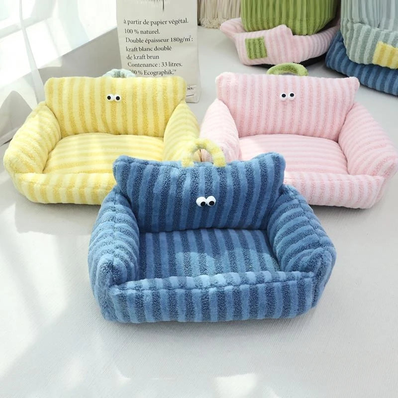 Winter Warm Pet Sofa Kennel Bed For Small Dogs Cats