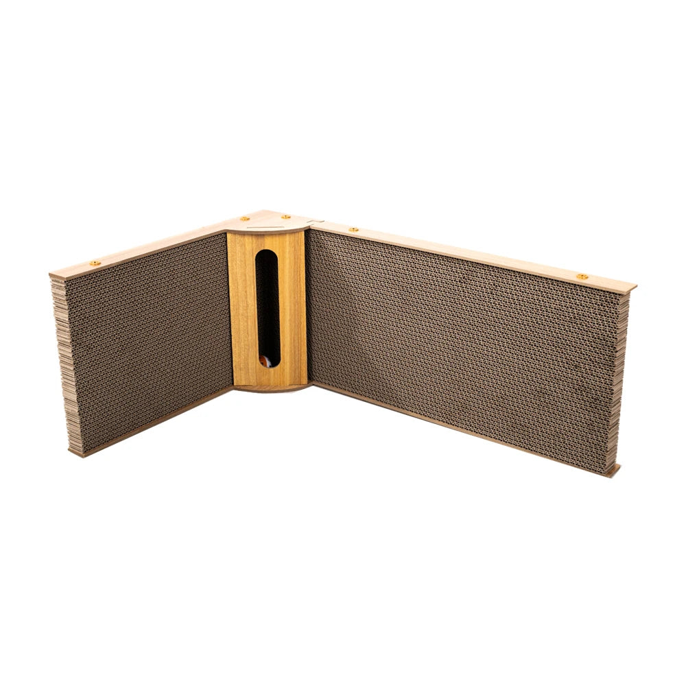 NONECN Cat L-Shape Wall Mounted Scratching Pad