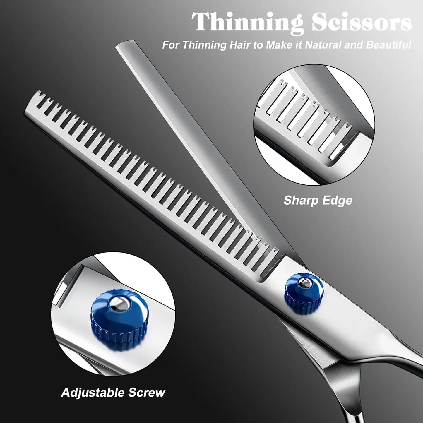 4In1 Dog Cat Premium Pet Grooming Scissors Set With Comb