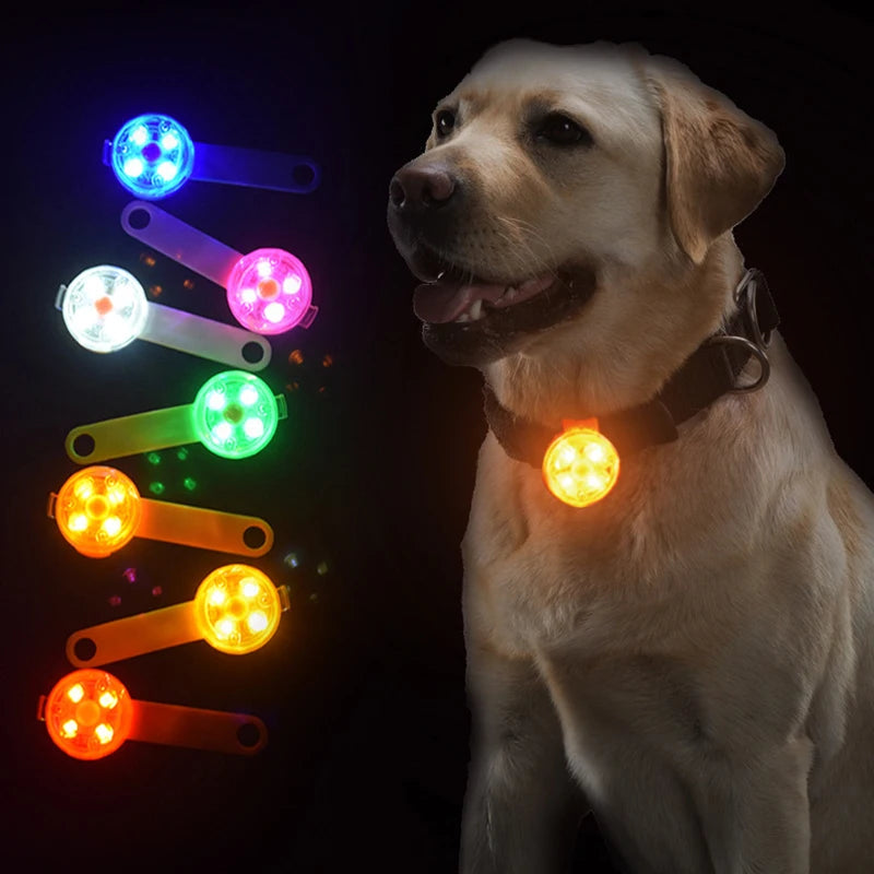 NONECN LED Pet Collar Pendant Night Safety Light For Dogs