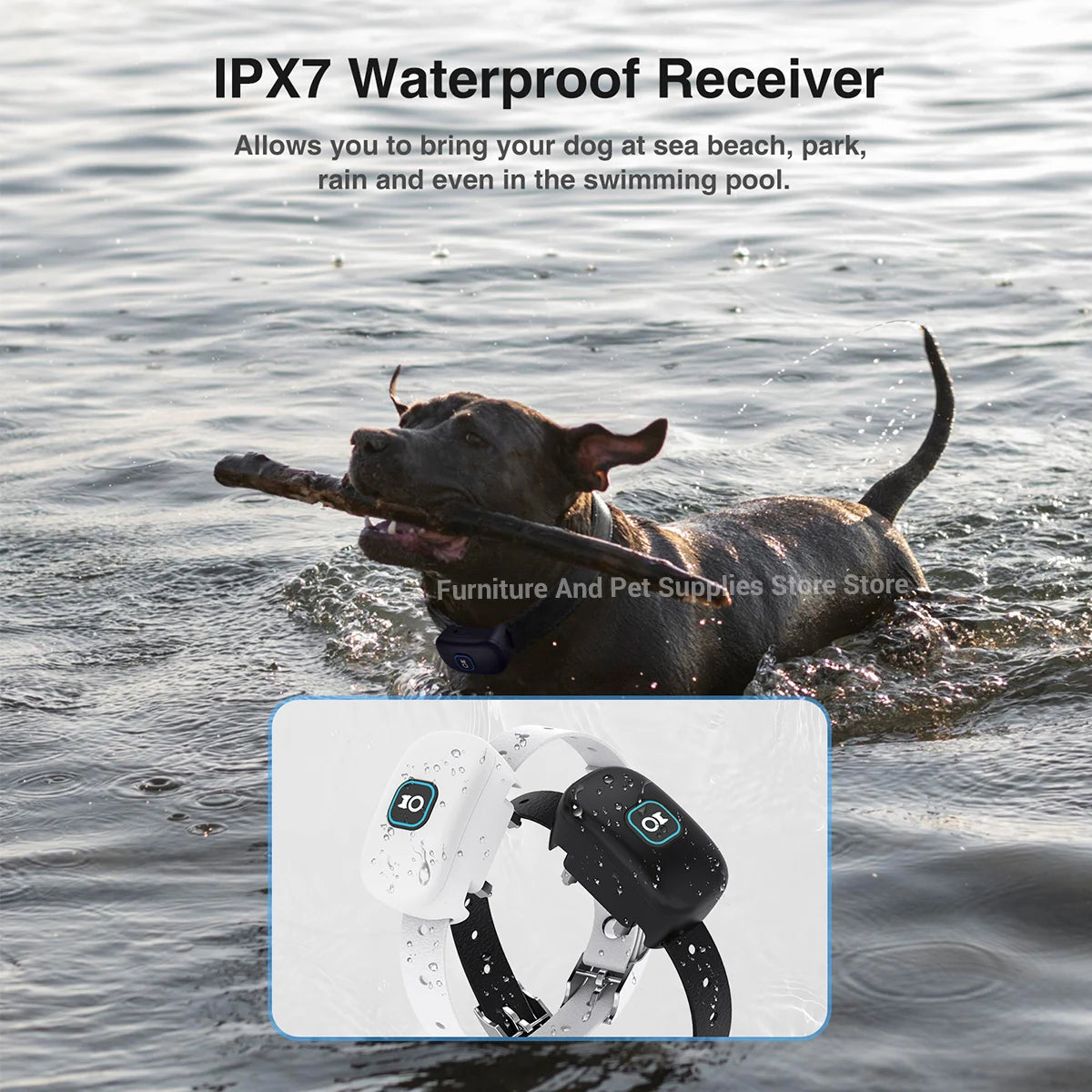 Pet Wireless Electronic Fence Remote Trainer Collar