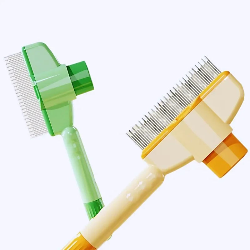 Self Cleaning Dog Comb Pet Hair Remover Massage Brush Grooming