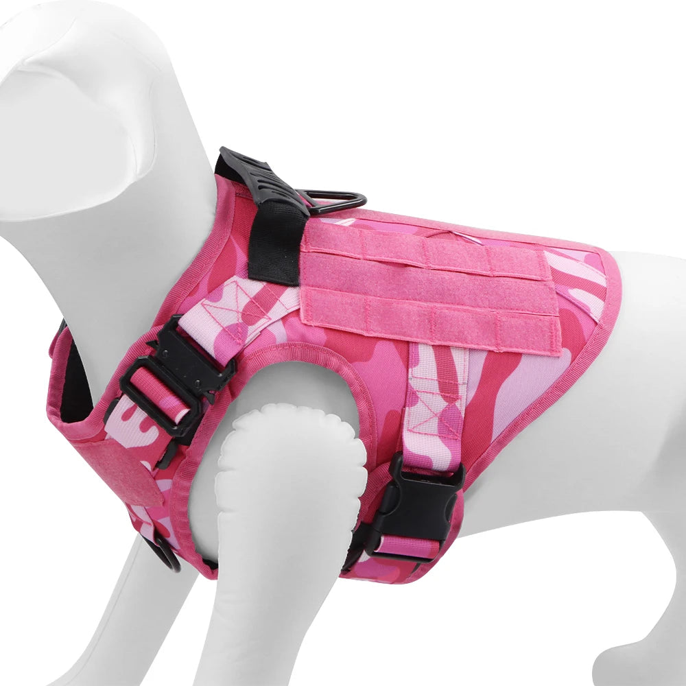 PETRAVEL Military Camouflage Dog Harness For Training Vest