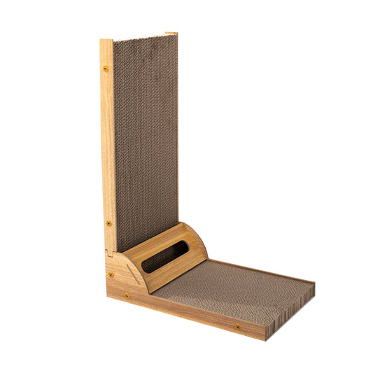 NONECN Cat L-Shape Wall Mounted Scratching Pad