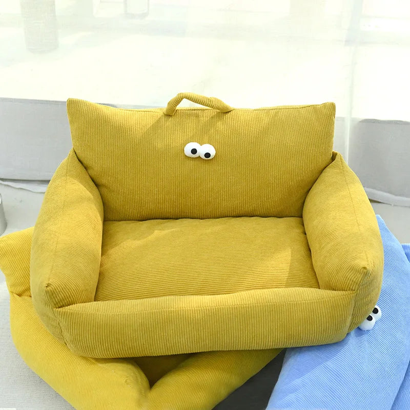 Winter Warm Pet Sofa Kennel Bed For Small Dogs Cats