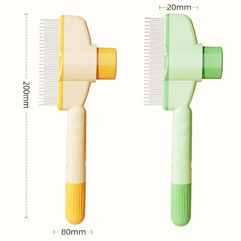 Self Cleaning Dog Comb Pet Hair Remover Massage Brush Grooming